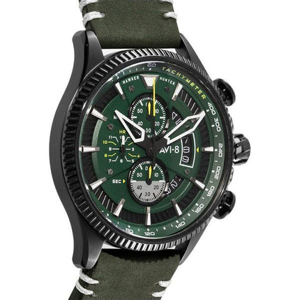 AVI-8 Hawker Hunter Avon Chronograph Charcoal Green Dial Quartz AV-4064-02 Mens Watch