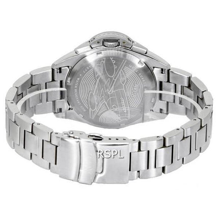 AVI-8 P-51 Mustang Silver Oak Blakeslee Chronograph Blue Dial Quartz AV-4077-22 Mens Watch