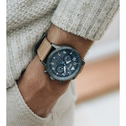 AVI-8 Hawker Hurricane Carey Dual Time Orissa Grey Dial Quartz AV-4088-04 Men's Watch