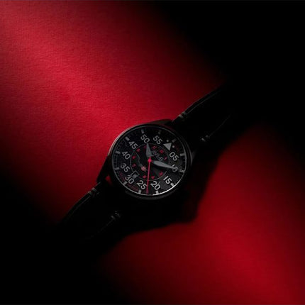 AVI-8 Hawker Hurricane Clowes Automatic Night Reaper Limited Edition Night Shadow Black Dial AV-4097-05 Men's Watch