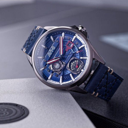 AVI-8 Hawker Harrier Farley Multifunction Regiment Blue Dial Quartz AV-4098-03 Men's Watch