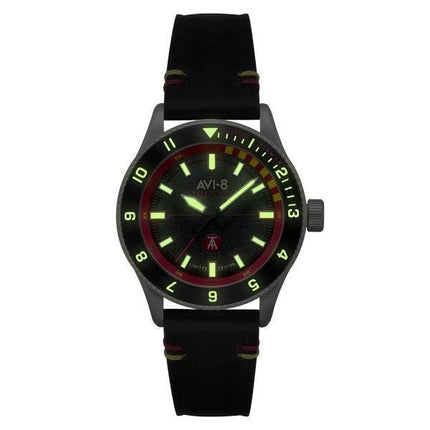 AVI-8 Flyboy Tuskegee Airmen Limited Edition Licata Black Dial Quartz AV-4103-01 Men's Watch With Extra Strap