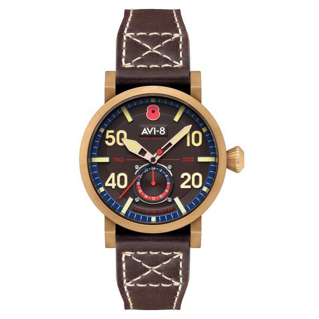 AVI-8 Dambuster 80th Anniversary Royal British Legion Meca-Quartz Limited Edition Brown Dial AV-4108-RBL-05 Men's Watch