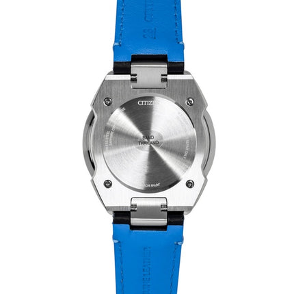 Citizen Promaster Limited Edition Chronograph Leather Strap Blue Dial Eco-Drive Diver's AV0106-01L 200M Men's Watch