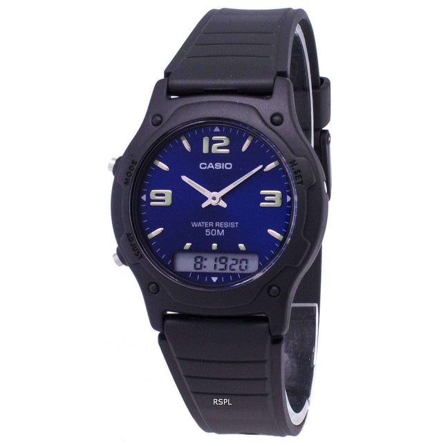 Casio Analog Digital Quartz Dual Time AW-49HE-2AVDF AW-49HE-2AV Men's Watch