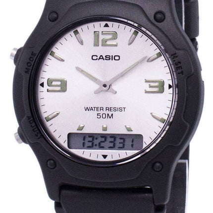Casio Analog Digital Quartz Dual Time AW-49HE-7AVDF AW-49HE-7AV Mens Watch