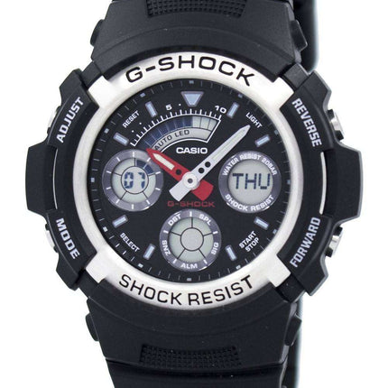 Casio G-shock Analog digital World Time Watch AW-590-1ADR Mens Watch