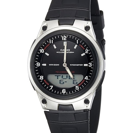 Casio Analog Digital Telememo Illuminator AW-80-1AVDF AW-80-1AV Men's Watch