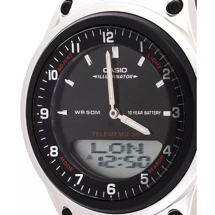 Casio Analog Digital Telememo Illuminator AW-80-1AVDF AW-80-1AV Men's Watch