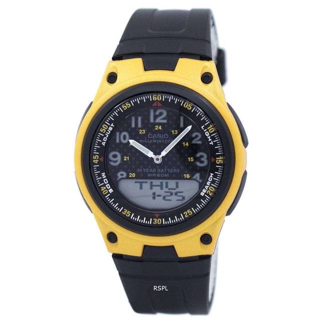 Casio Illuminator World Time Analog Digital AW-80-9BV AW80-9BV Men's Watch