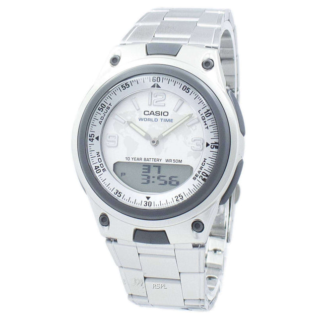 Casio World Time Analog Digital AW-80D-7A2V AW80D-7A2V Men's Watch