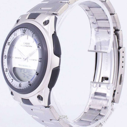 Casio Analog Digital Telememo Illuminator AW-80D-7AVDF AW-80D-7AV Mens Watch