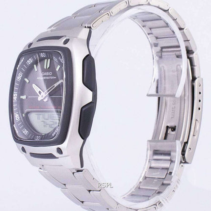 Casio Analog Digital Telememo Illuminator AW-81D-1AVDF AW-81D-1AV Mens Watch