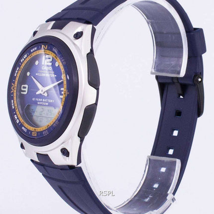 Casio Analog Digital Out Gear Fishing Illuminator AW-82-2AVDF AW-82-2AV Mens Watch