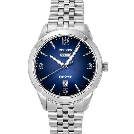 Citizen Rolan Stainless Steel Blue Dial Eco-Drive AW0150-53L 100M Men's Watch