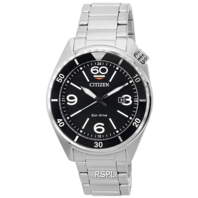 Citizen Seaplane Black Dial Eco-Drive AW1710-80E 100M Men's Watch