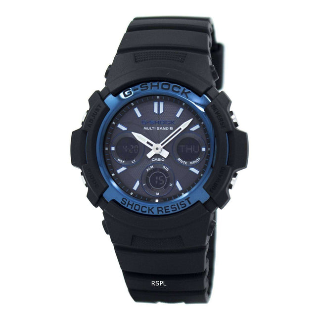 Casio G-Shock Atomic Multi Band 6 Analog-Digital AWG-M100A-1A Men's Watch