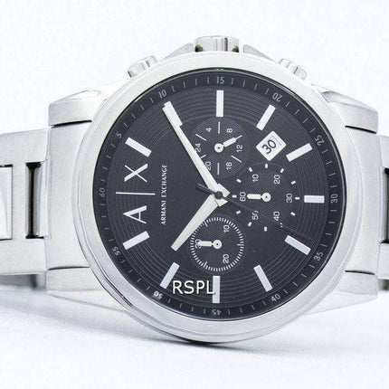 Armani Exchange Chronograph Black Dial AX2084 Mens Watch