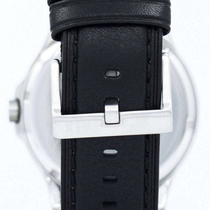 Armani Exchange Black Dial Leather Strap AX2101 Mens Watch