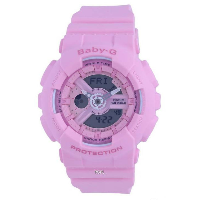 Casio Baby-G Resin Pink Dial Quartz BA-110-4A1.G BA110-4A1 100M Womens Watch