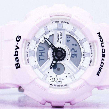 Casio Baby-G Shock Resistant World Time Analog Digital BA-110BE-4A Women's Watch