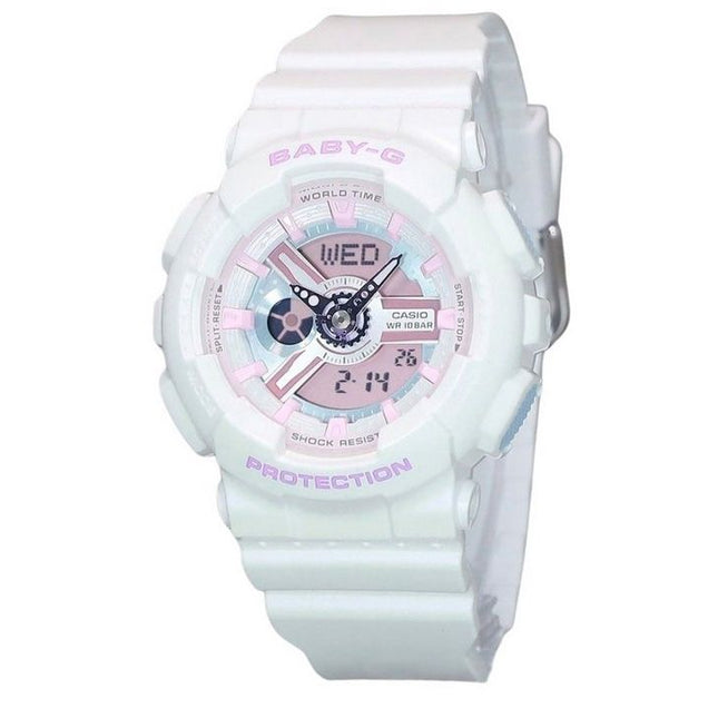 Casio Baby-G Analog Digital Resin Strap Multicolor Dial Quartz BA-110FH-7A 100M Women's Watch