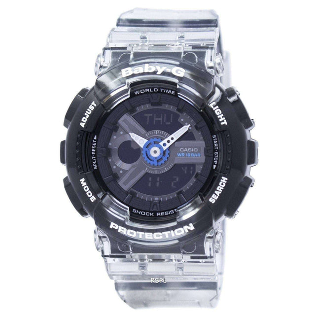 Casio Baby-G Shock Resistant World Time Analog Digital BA-110JM-1A Women's Watch