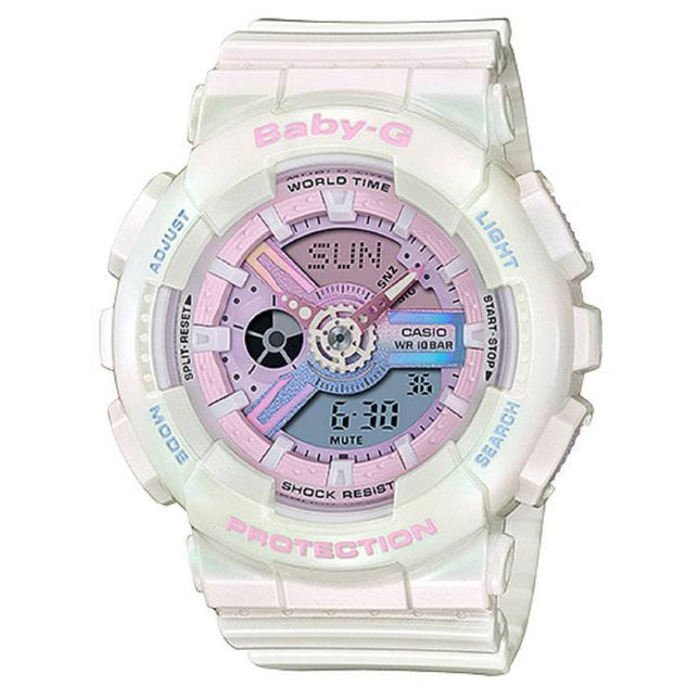 Casio Baby-G Aurora Borealis Crystalline Analog Digital Quartz BA-110PL-7A2 BA110PL-7 100M Womens Watch