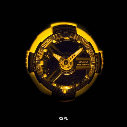 Casio Baby-G Shock Resistant World Time Analog Digital BA-110PP-3A Women's Watch