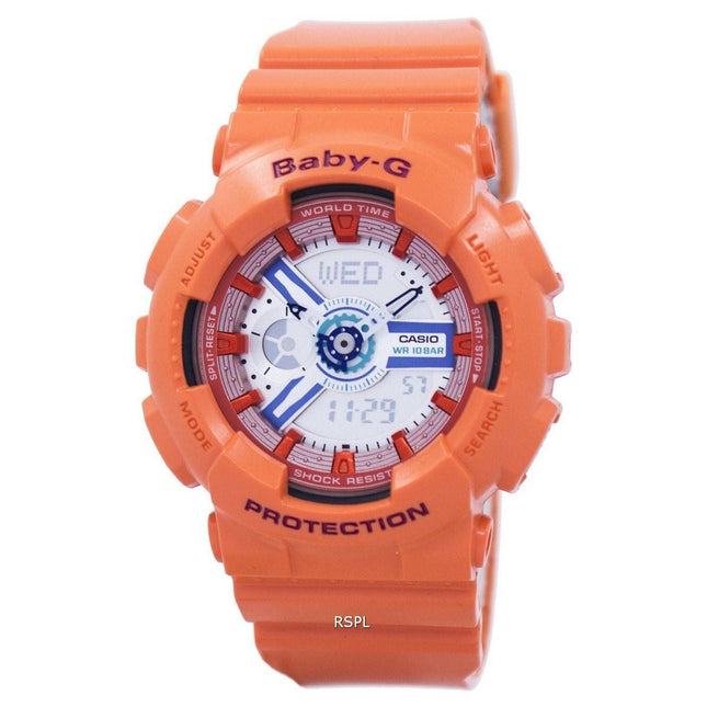 Casio Baby-G World Time Shock Resistant Analog Digital BA-110SN-4A BA110SN-4A Womens Watch