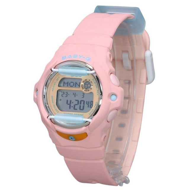 Casio Baby-G Beach Digital Scene Theme Series Pink Resin Strap Quartz BG-169PB-4 200M Womens Watch