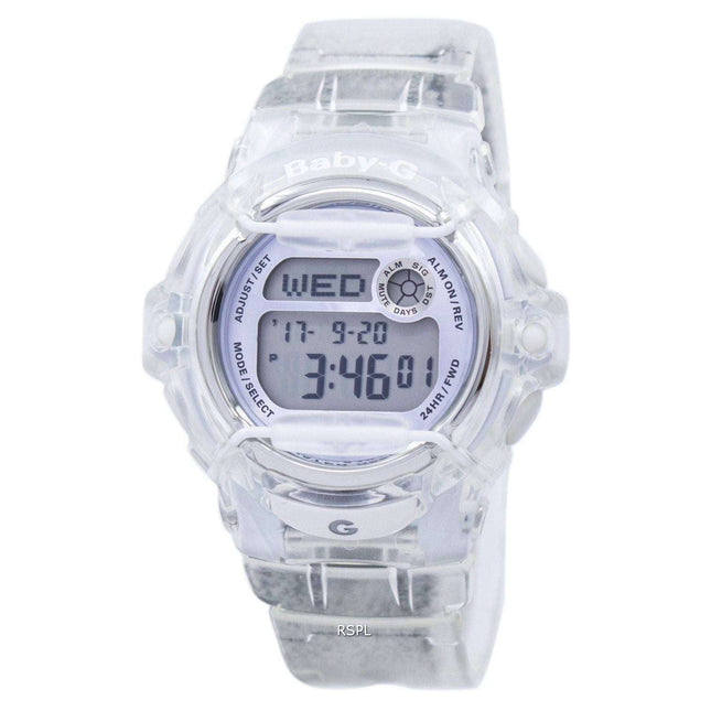 Casio Baby-G Shock Resistant Digital World Time Quartz BG-169R-7E Women's Watch