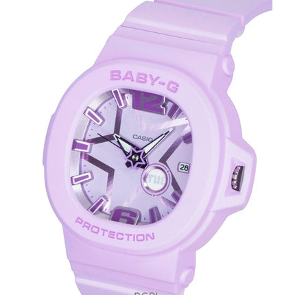 Casio Baby-G Analog Resin Strap Purple Dial Quartz BGA-10D-6A 100M Women's Watch