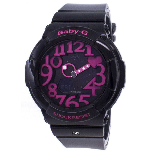 Casio Baby-G Neon Illuminator Analog-Digital BGA-130-1B Women's Watch