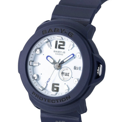Casio Baby-G Plus Analog Resin Strap Light Blue Dial Quartz BGA-15K-2A 100M Women's Watch With Convertible Holder