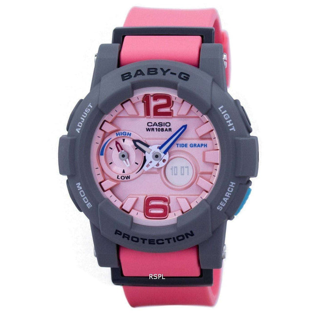 Casio Baby-G Tide Graph Analog Digital BGA-180-4B2 BGA180-4B2 Women's Watch