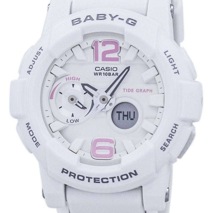 Casio Baby-G Shock Resistant Tide Graph Analog Digital BGA-180BE-7B Women's Watch