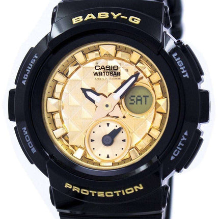 Casio Baby-G Shock Resistant World Time Analog Digital BGA-195M-1A Women's Watch