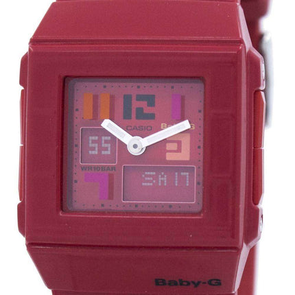 Casio Baby-G Red Alarm World Time BGA-200PD-4B Womens Watch