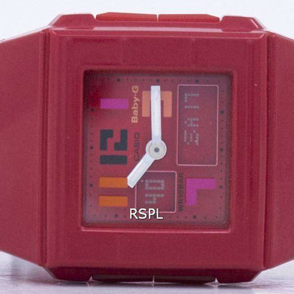 Casio Baby-G Red Alarm World Time BGA-200PD-4B Womens Watch