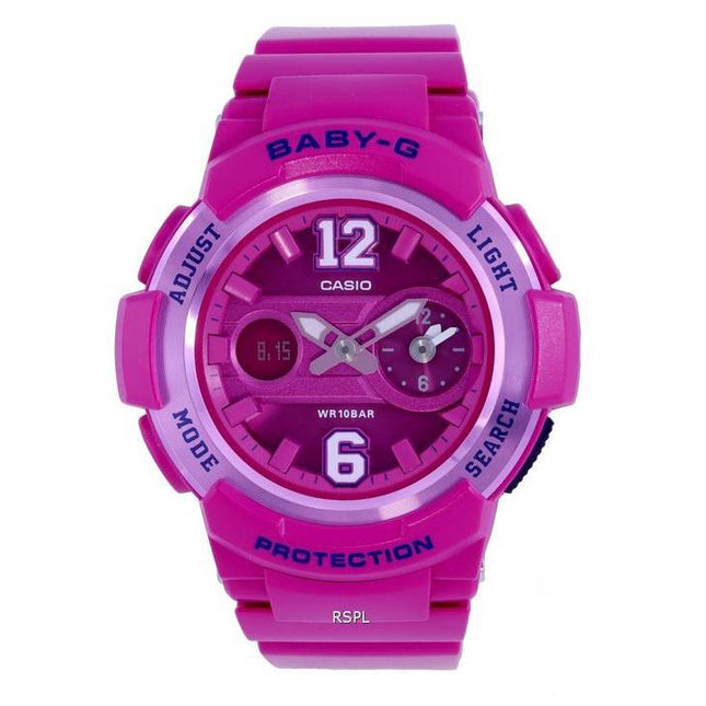 Casio Baby-G Analog Digital Resin Quartz BGA-210-4B2.G BGA210-4B2 100M Womens Watch