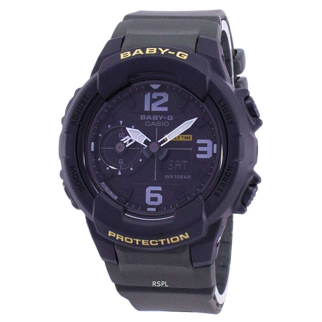 Casio Baby-G Shock Resistant World Time Analog Digital BGA-230-3B BGA2303B Unisex Watch