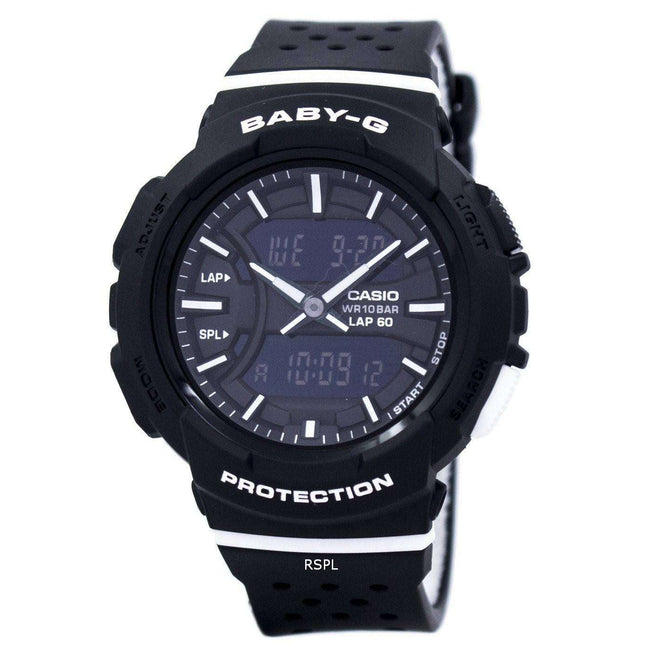 Casio Baby-G Shock Resistant Dual Time Analog Digital BGA-240-1A1 Women's Watch