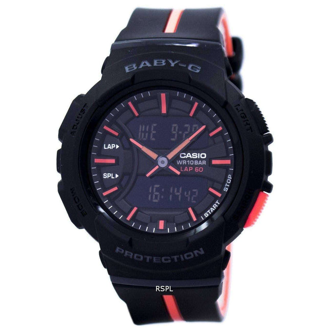 Casio Baby-G Shock Resistant Dual Time Analog Digital BGA-240L-1A Women's Watch