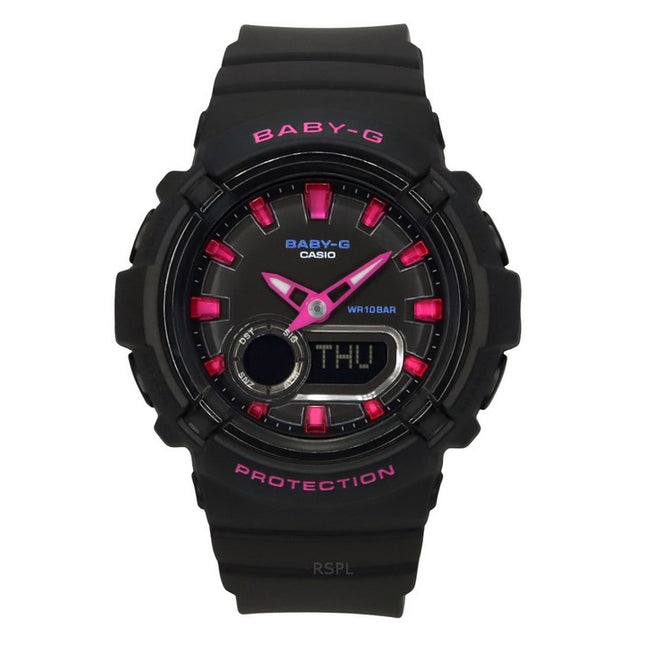 Casio Baby-G Analog Digital Resin Strap Black Dial Quartz BGA-280DN-1A 100M Women's Watch