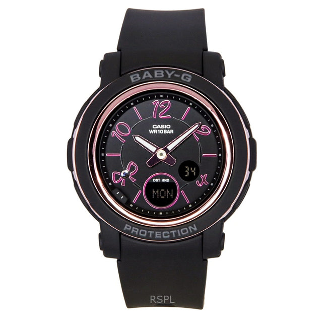 Casio Baby-G Analog Digital Resin Strap Black Dial Quartz BGA-290RA-1A 100M Women's Watch