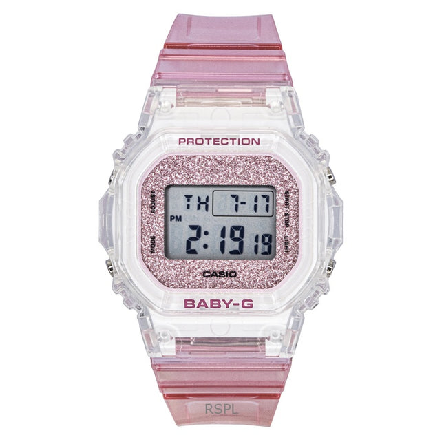 Casio Baby-G Digital Pink Resin Strap Quartz BGD-565GC-4 100M Women's Watch