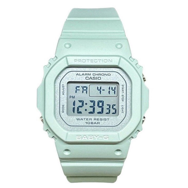 Casio Baby-G Digital Green Resin Strap Quartz BGD-565SC-3 100M Women's Watch