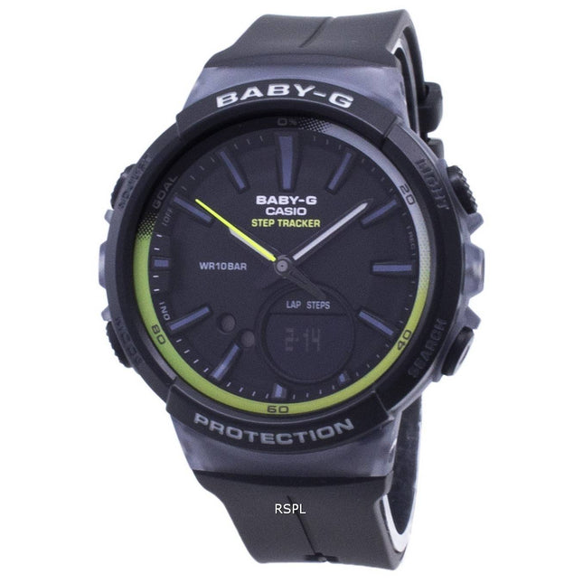 Casio Baby-G BGS-100-1A BGS100-1A Step Tracker Analog Digital Women's Watch