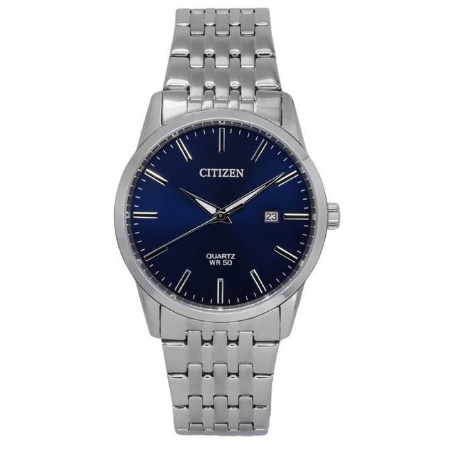 Citizen Stainless Steel Bracelet Midnight Blue Dial Quartz BI5000-87L Men's Watch